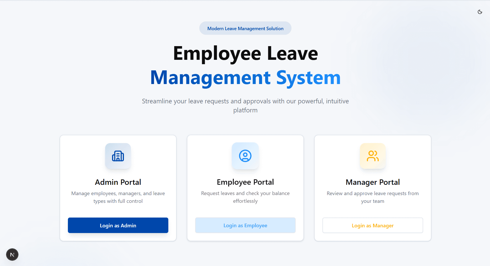 Employee leave management System